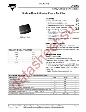USB260-E3/5BT datasheet  